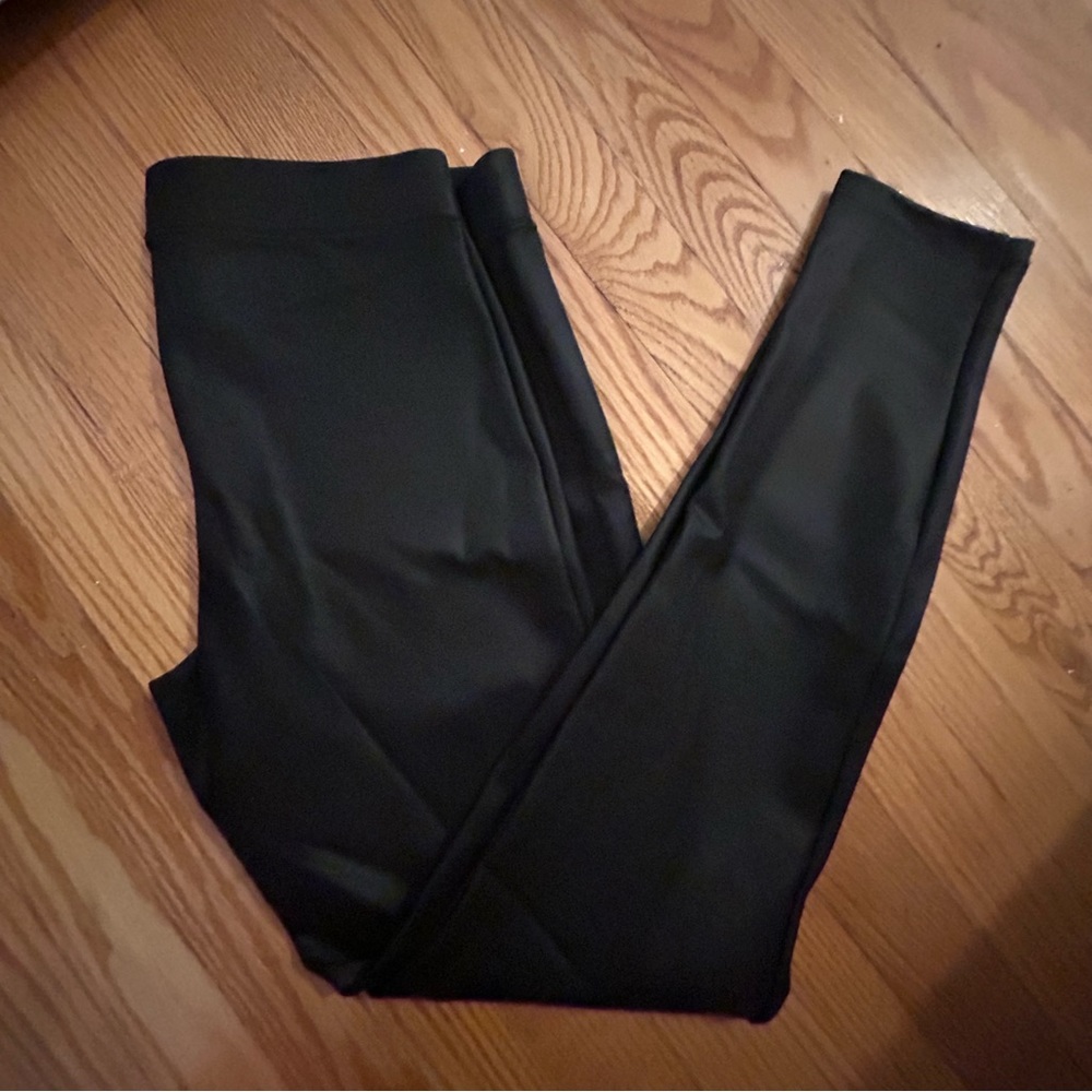 Faux leather leggings
